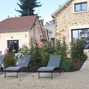 Willa Gite De Charme A Senlisse: Confort Haut De Gamme, Parc Arbore, Cheminee, Wifi Gratuit, Proche Chateaux - Fr-1-527-9 Exterior photo