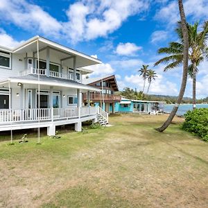 Willa Hale Kahakai - Oceanfront Retreat - Beach Access Laie Exterior photo