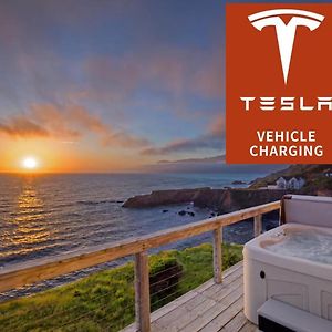 Apartament Exquisite Oceanview! By Oceanviewhottubs Oceanfront! Shelter Cove, Ca Tesla Ev Station Exterior photo