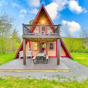 Willa Charming Hunter A-Frame Walk To Ski Lift! Lanesville Exterior photo