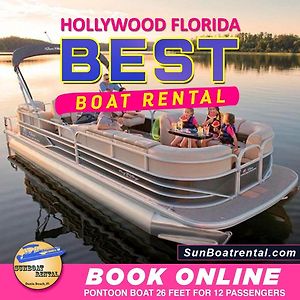 Sunboat Rental - Pontoon Boat Rental Dania Beach Exterior photo