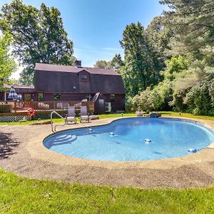 Willa Spacious East Haddam Retreat With Private Pool! Exterior photo