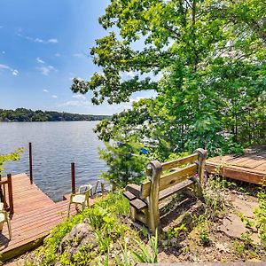 Willa Quiet Cabin On Glen Lake With Boat Dock And Deck! Queensbury Exterior photo