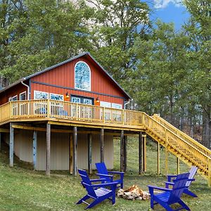 Willa Hot Tub, Fire Pit, Huge Deck At Loft Cabin Hedgesville Exterior photo