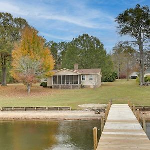Lakefront House With Boat Ramp, Dock And Sunset Views! Cross Hill Exterior photo