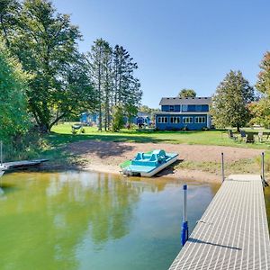 Willa Lakefront Cabin With Fire Pit In Frederic! Luck Exterior photo