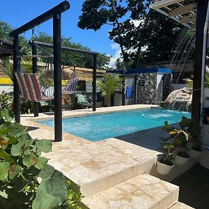 Willa Tropicoco Pool House Steps From The Beach Puerto Nuevo Exterior photo