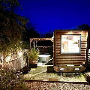 Willa Tiny House With Garden And Jacuzzi Near Amsterdam Vijfhuizen Exterior photo