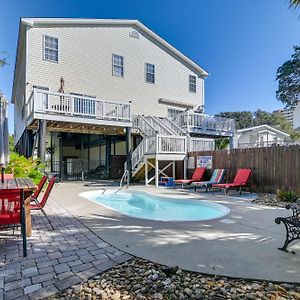 2 Blocks To Ocean Garden City Beach Home With Pool! Myrtle Beach Exterior photo