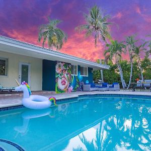 Willa Tropical Oasis Heated Saltwater Pool 6Min To The Beach Fort Lauderdale Exterior photo