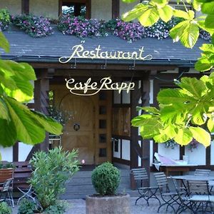 Hotel Restaurant Cafe Rapp Königsfeld im Schwarzwald Exterior photo