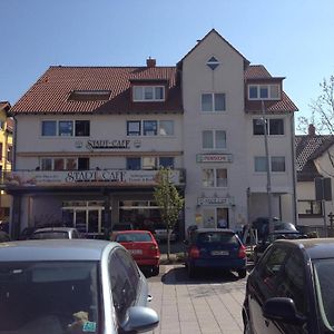 Hotel Stadtcafe Pension Grünstadt Exterior photo