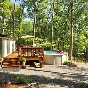 Willa Pocono Cabin With Private Pool At Shawnee Mtn East Stroudsburg Exterior photo