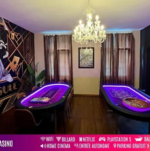 Apartament Capsule Casino - Jacuzzi - Billard - Netflix - Console & Jeux Mons Exterior photo