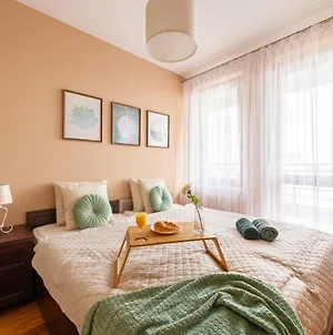 ~Comfortify~ Kingsize Bed, A/C, Wifi, Skylineview Warszawa Exterior photo