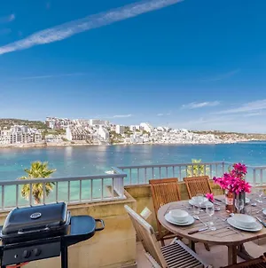 Blue Harbour Seafront 3 Bedroom Apartment, With Spectacular Sea Views From Terrace - By Getawaysmalta San Pawl il-Baħar Exterior photo