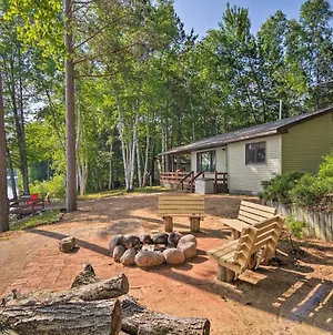 Lakefront Cabin With Private Dock, Beach And Fire Pit! Manistique Exterior photo